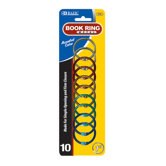 1" Metal Book Rings (Set of 10)