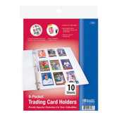Top Loading 9-Pockets Sports Card Holder (Set of 10)