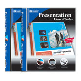 Poly 3-Ring Presentation View Binder with Pocket (Set of 48)