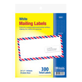 White Address Labels