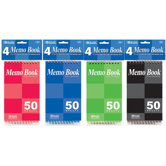 Top Bound Spiral Memo Book (Set of 6)