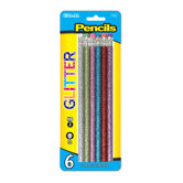 Metallic Glitter Wood Pencil with Eraser