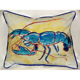 Coastal Blue Lobster Indoor / Outdoor Pillow