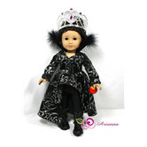 Ravena Evil Queen 4 Piece Doll Outfit Set