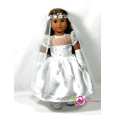 First Holy Comunion 3 Piece Doll Dress Set