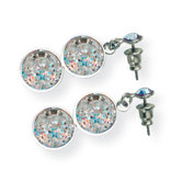 Livia Metal Crystal Earrings