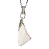 Eclat Metal Chain Crystal Venus Pendant