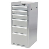 16" 6 Drawer Side Cabinet