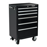 26" 6 Drawer Rolling Cabinet