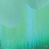 Mint Drip Wall Art