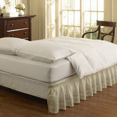 EasyFit  Wrap Around Eyelet Ruffled Bed Skirt