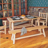 Wooden Straight Kitchen Bench