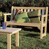English Wood Garden Bench