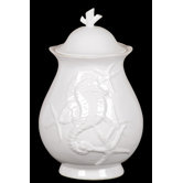 Ceramic Seashell Canister