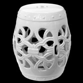 DO NOT SET LIVE!Ceramic Open Work Garden Stool