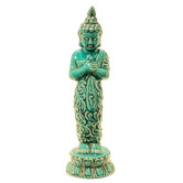 Ceramic Standing Buddha Statue