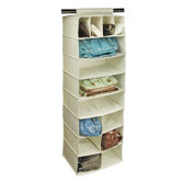 Canvas 14 Pocket Handbag Organizer