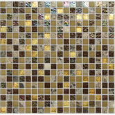 Crystone CS004 12" x 12" Stone and Glass Mosaic