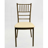 Max Chiavari Metal Ballroom Chair with Cushion