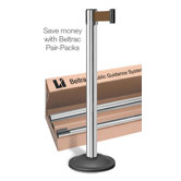 Contempo 7.5 Ft. Retractable Chrome Belt Stanchion