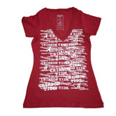 NCAA Women's Rylan Short Sleeve V-Neck T-Shirt