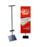 48" - 90" Vertical Adjustable Banner Stand
