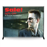 96" - 120" Width Adjustable Powerframe Banner Display Stand