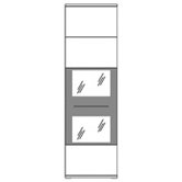 Stauraumvitrine "Maxx"