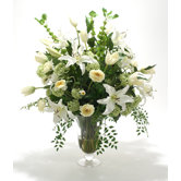 Silk Mix in Footed Vase