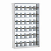 Snap-Together Open Shelving Steel 6-Shelf Closed Starter Set, 48" Wide