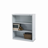 Metal Bookcase, 3 Shelves