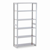 Regal Shelving Add-On Unit, 6 Shelves, 15" Length