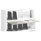 Posting Shelf, 30"x12"x1/2", Light Gray