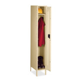 Single-Tier Locker, w/ Legs, 12"x18"x78", Sand