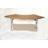 Standard Series Plywood Folding Crescent Banquet Table