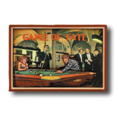 Hand-Carved 'Game of Fate' Picture