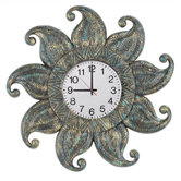 Dark Sun Outdoor Clock
