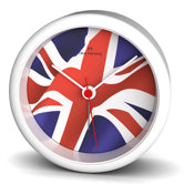 Union Jack Acrylic Alarm Clock