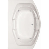 Designer Jessica 72" W X 48" D Bath Tub with Combo System