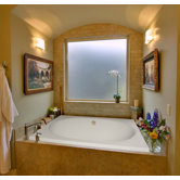 Designer Fuji 60" W X 40" D Bath Tub with Combo System