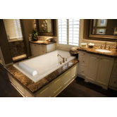 Designer Regal 70" W X 34" D Bath Tub with Combo System