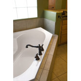 Designer Rincon 59" W X 18" D Bath Tub with Combo System