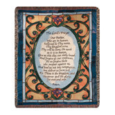 Lord's Prayer Tapestry Throw