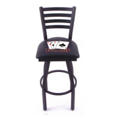 Gambling Ladder-Back Barstool