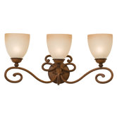 Amelie Three Light Bath Vanity in Tuscan Sun