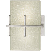 Stratus Two Light Wall Sconce in Satin Nickel