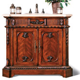 Backsplash Pacifica Sink Chest in Antique Brown