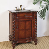 26" Hatherleigh Sink Chest in Chestnut Brown