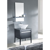 26" Single Bathroom Vanity Set in Espresso