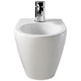 Visit Handrinse Basin with 1 Tap Hole and Concealed Waste